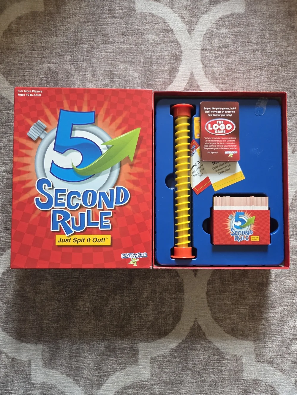 5 Second Rule Game - Simple Questions Card Game for Family Fun